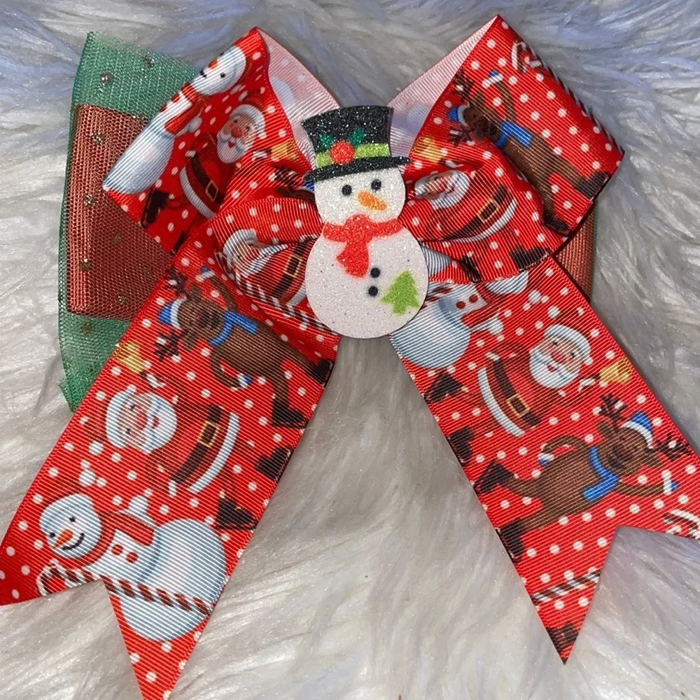 Christmas Winter  hair accessories Bows‎
